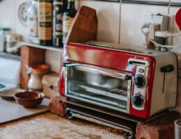 Reheating coffee in a toaster oven