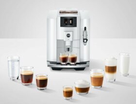 Jura E8 Chrome Automatic Coffee Machine Options