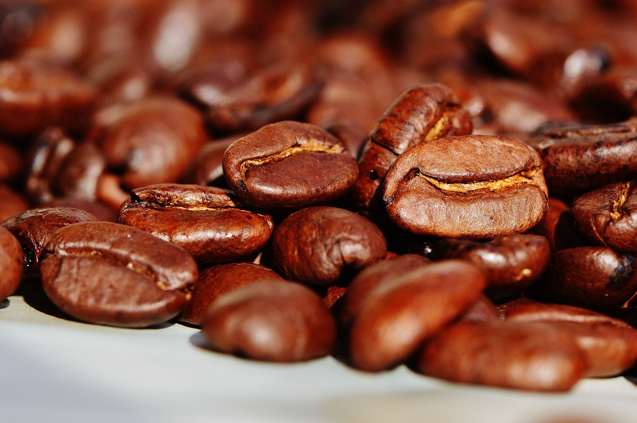 Coffee beans selection