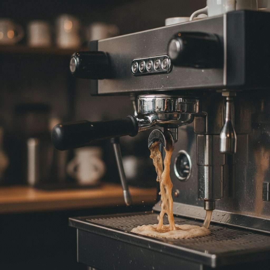 Backflushing an espresso machine portafilter